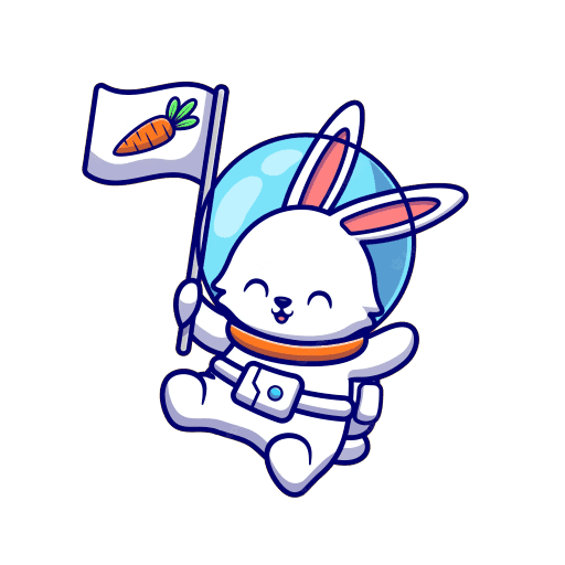rabbit astronaut